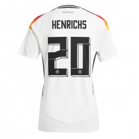 Nemecko Benjamin Henrichs #20 Domáci Ženy futbalový dres ME 2024 Krátky Rukáv